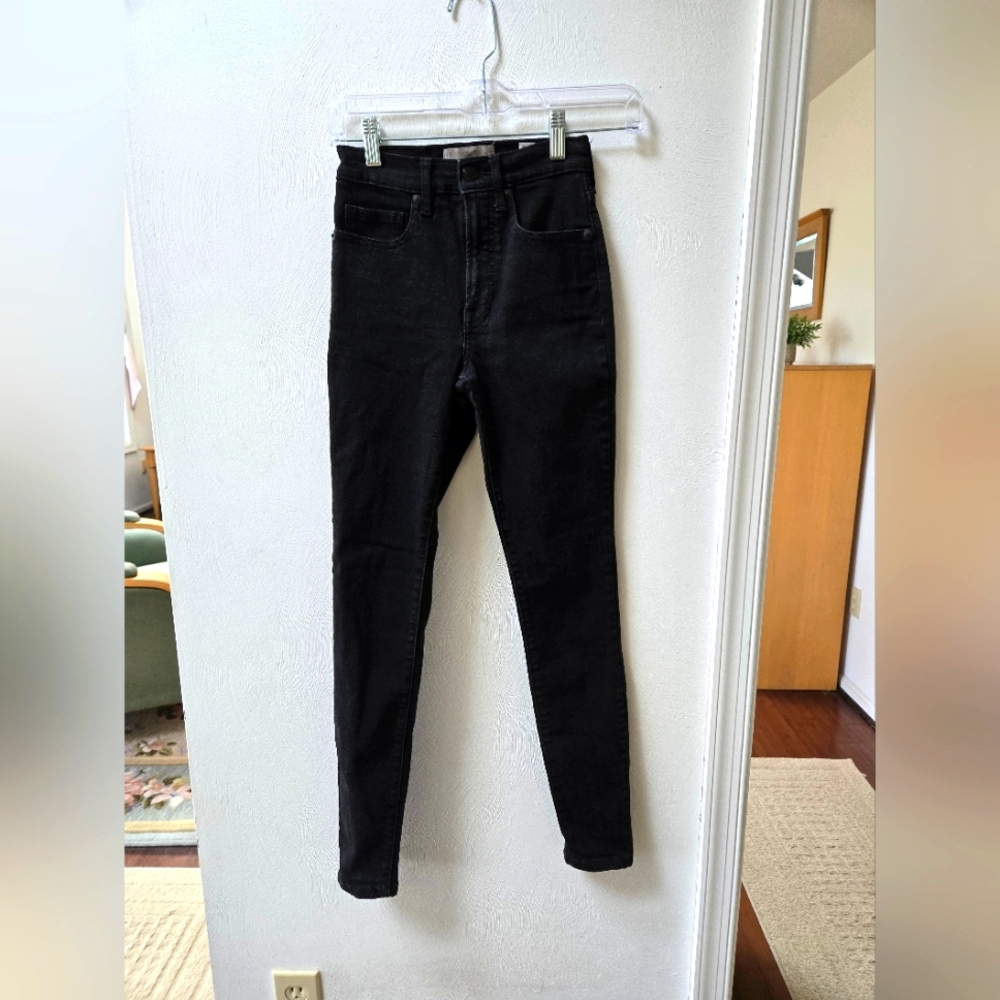 Everlane Normcore Classic Black Women's Skinny Leg Jeans 24 Regular